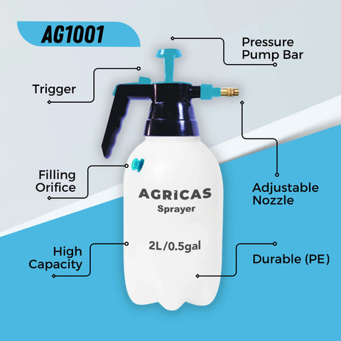 AG1001 One-Hand Sprayer 0.5 Gal,2 Liter
