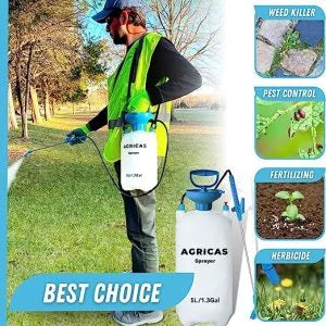 AG1003 Handheld Pressure Sprayer 1.3 Gal,5 Liter