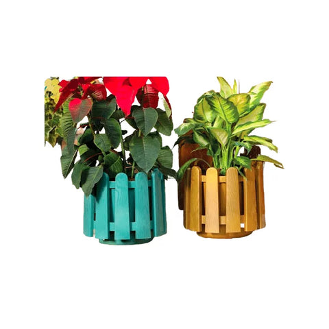 IS02 _ IS03 _ IS04 FENCE DECORATIVE PLANTERS