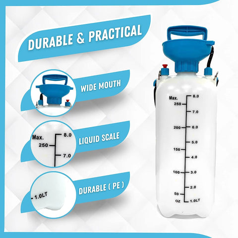 AG1004 Handheld Pressure Sprayer 2.1 Gal,8 Liter