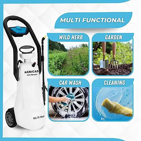 AG1005 Handheld Pressure Sprayer 3.1 Gal,12 Liter