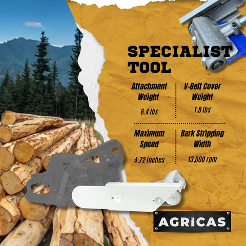 AGRICAS Debarker Attachment (AGT0026) – Fits ECHO 590